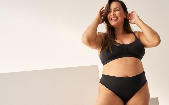 Mobile promotional banner for Butter Soft Micro intimates featuring women modeling the product