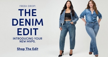 Promotional banner for The Denim Edit.