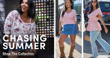 Promotional banner for the Chasing Summer collection.