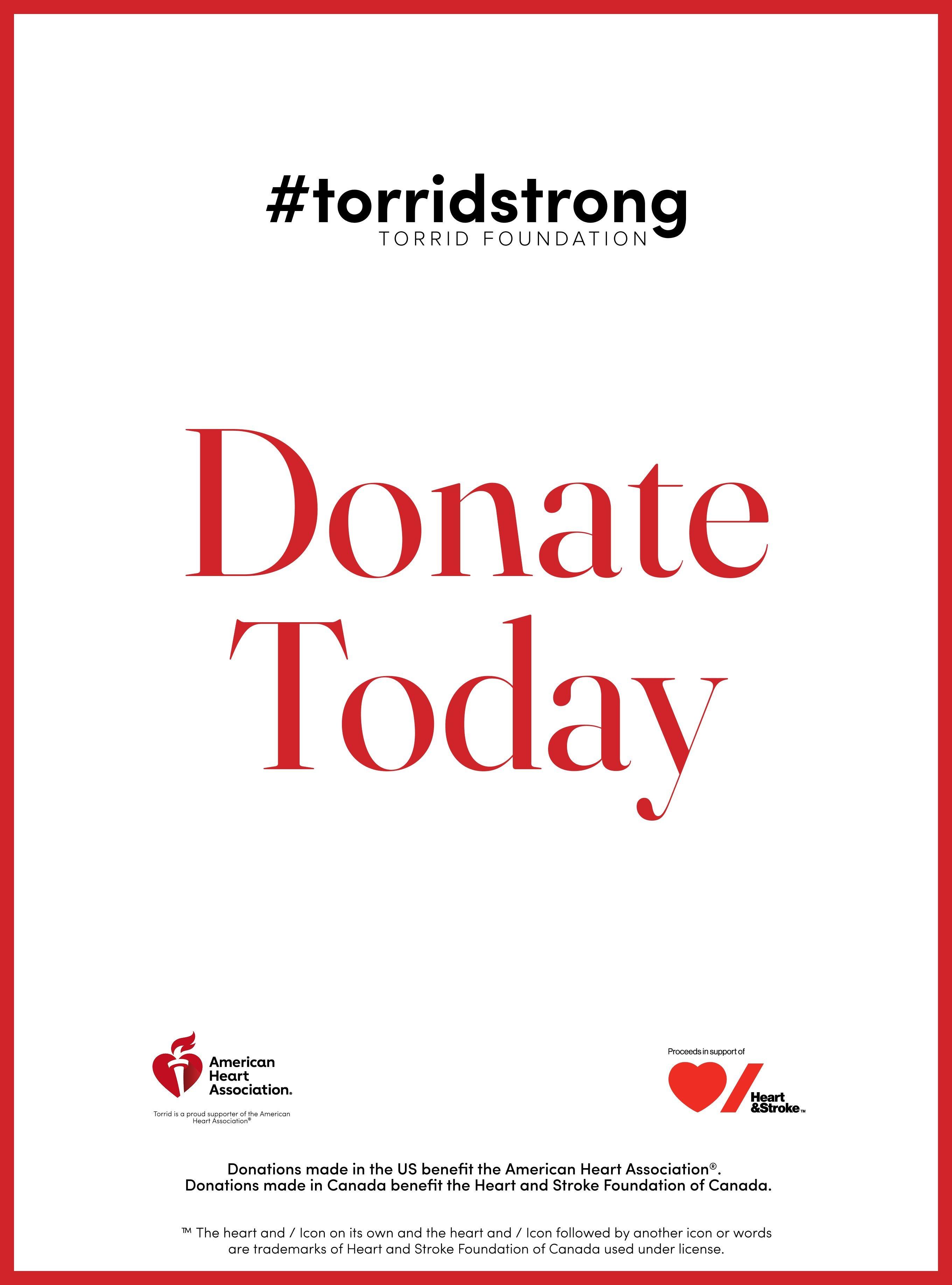 Plus Size TORRID FOUNDATION DONATION, , hi-res