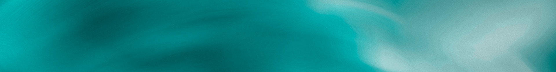 Abstract wide banner image of a teal blue gradient background with soft cloud-like light and dark swirling patterns, transitioning to a lighter grayish teal on the right side. No people, text, or objects are present in the image.