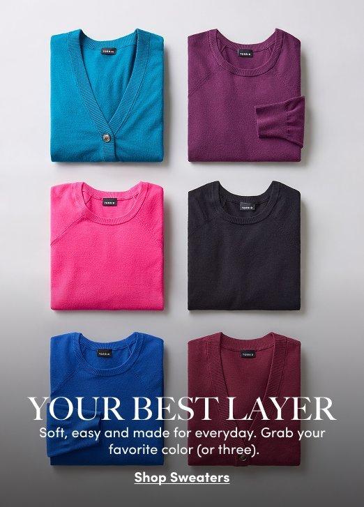 $30 sweaters.