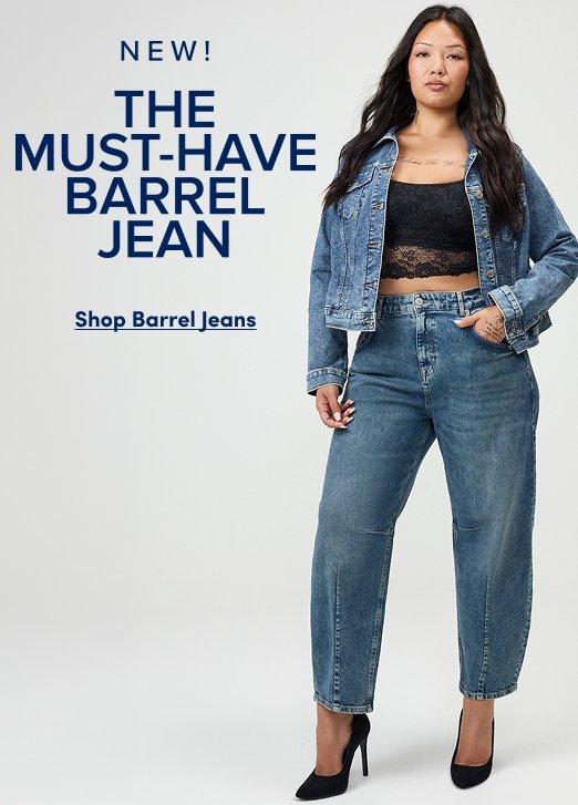 New barrel jeans.