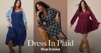 Promotional banner for Printed & Floral Dresses.