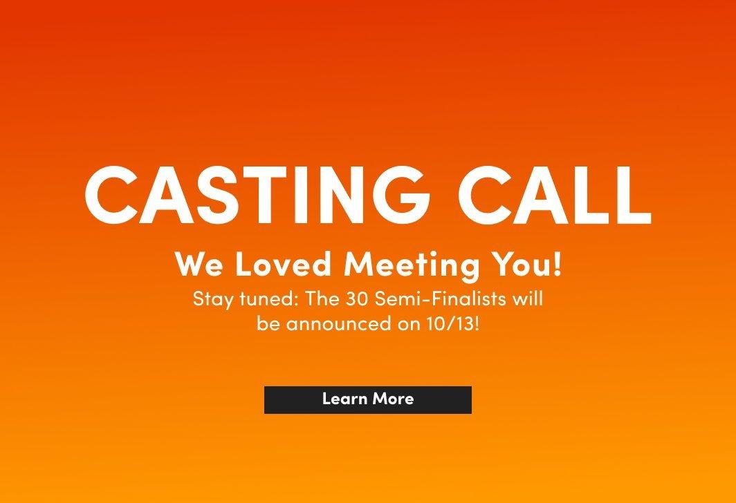 Torrid Casting Call. Stay tuned.