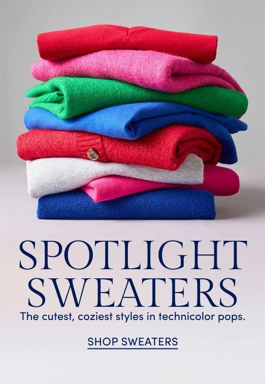 Shop Spotlight Sweaters.
