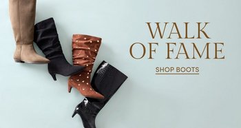 Promotional banner for Boots & Booties.