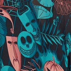 Disney Nightmare Before Christmas Chiffon Fringe Kimono, MULTI, swatch