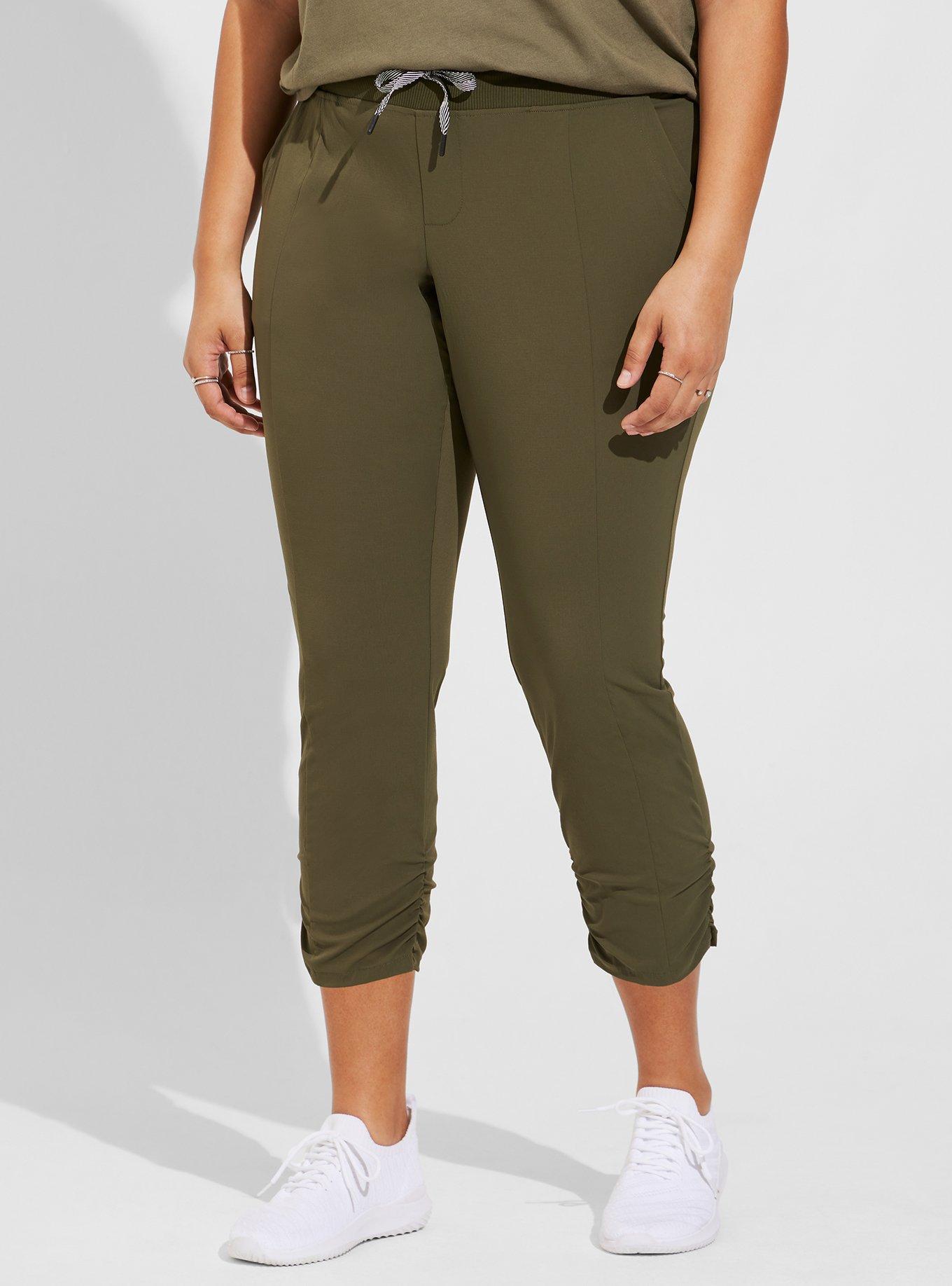 Plus Size - Happy Camper Ripstop Crop Active Walking Pant - Torrid