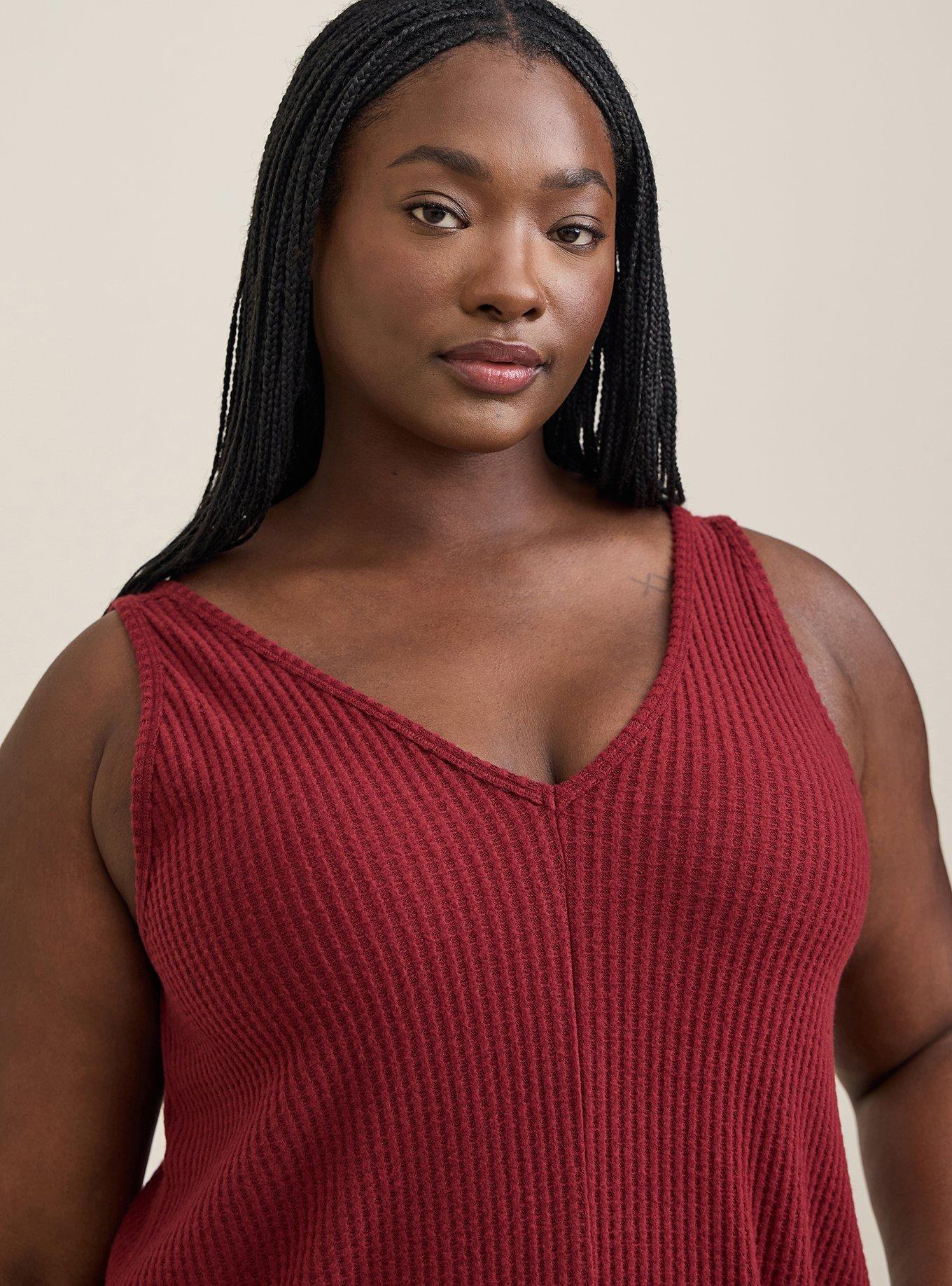 Super Soft Plush Waffle Pocket Lounge Romper