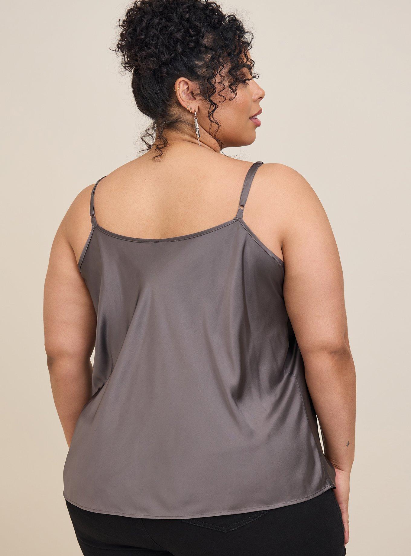 Plus Size - Satin Cowl Neck Cami - Torrid