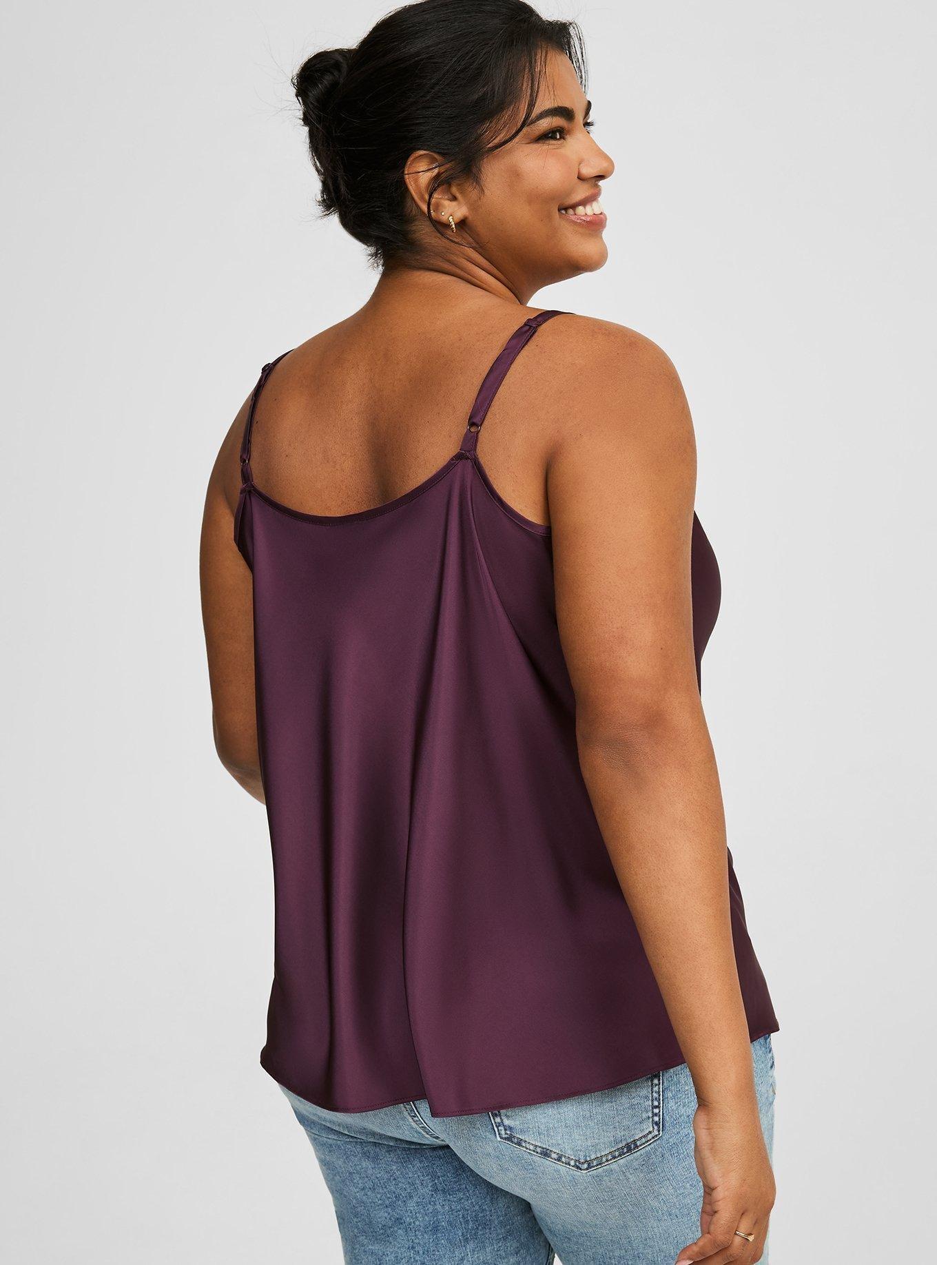 Satin Cowl Neck Cami