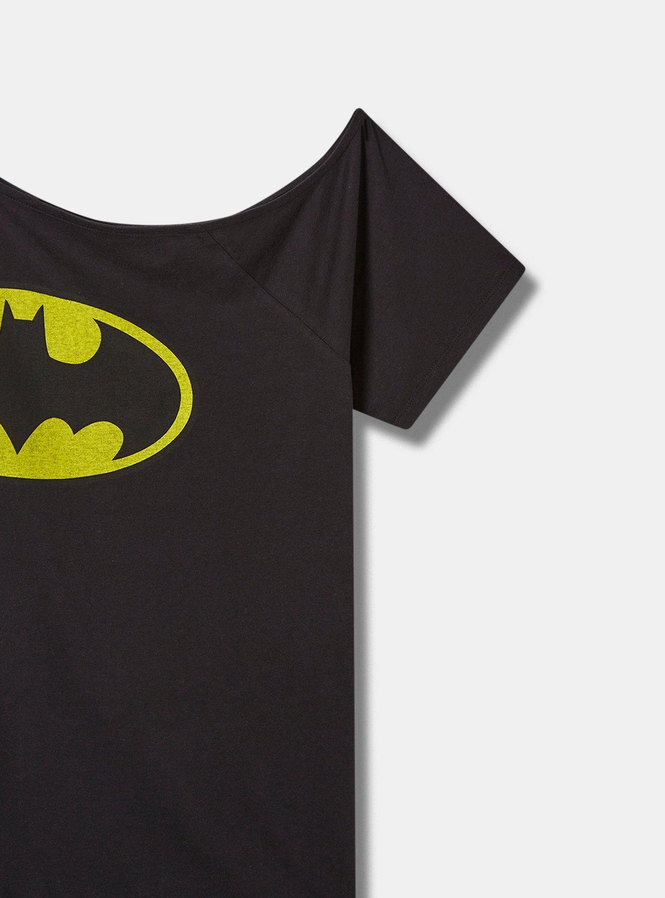 Plus Size - Batman Classic Fit Cotton Off Shoulder Tee - Torrid