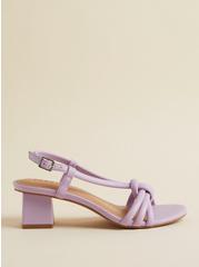 Strappy Square Heel Sandal (WW), LAVENDER, alternate