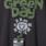 Green Day Classic Fit Cotton Crew Tee, DEEP BLACK, swatch