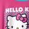 Hello Kitty Classic Fit Crew Neck Ringer Tee, PINK, swatch