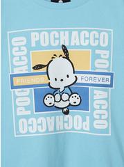 Pochacco Cozy Fleece Color Block Sweatshirt, BLUE, alternate