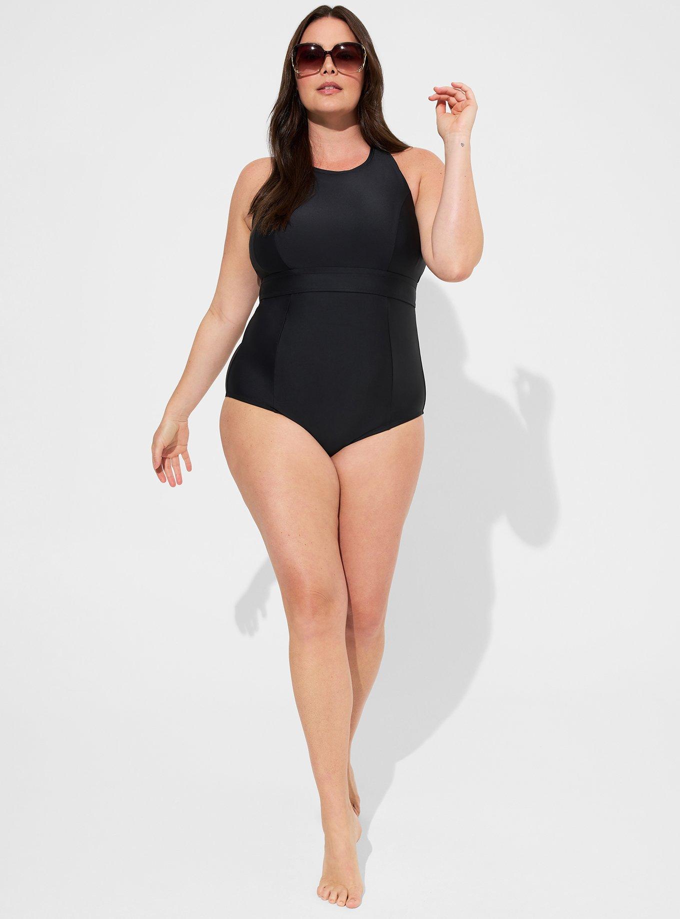 Plus size 2025 lap swimsuits