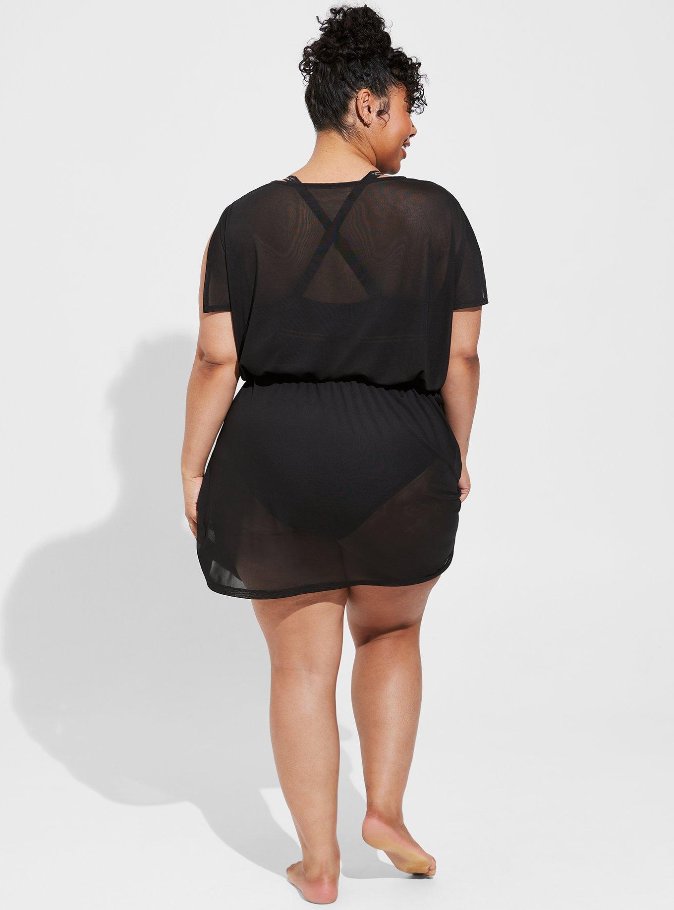 Plus size swimsuit coverups torrid online