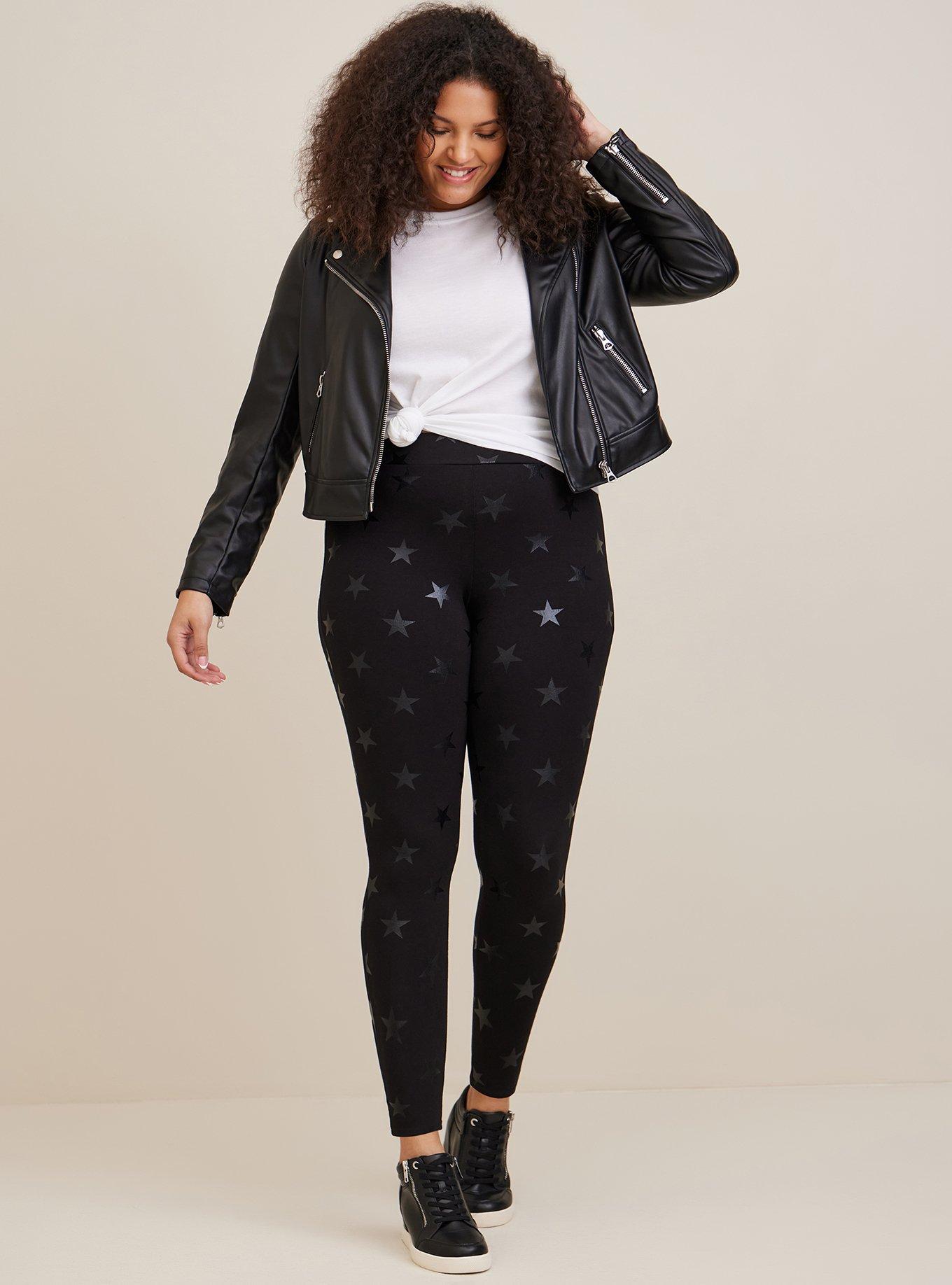 Buy SIMPLY BE Black Pu Leggings 14, Leggings