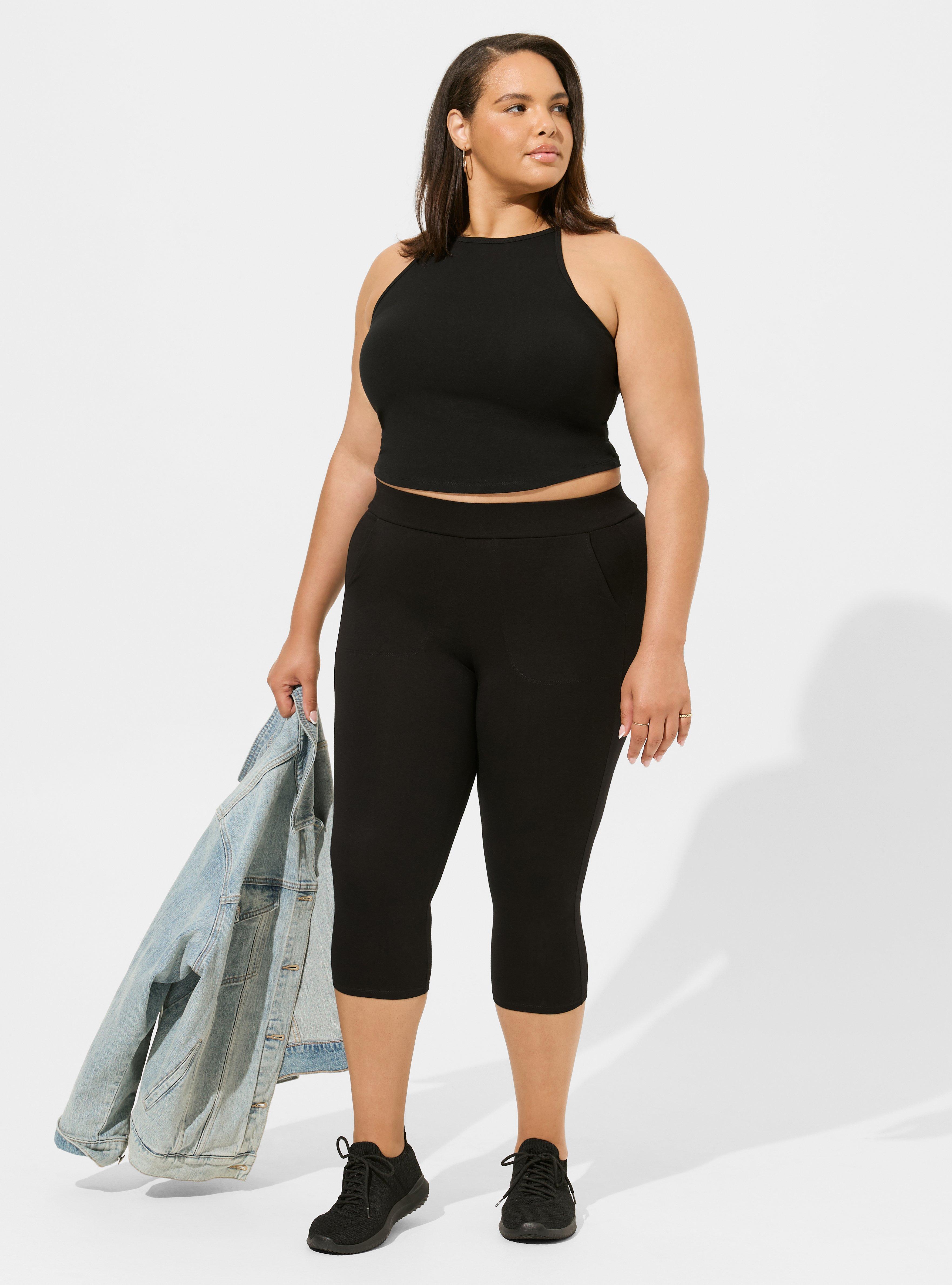 Plus Size - Pedal Pusher Signature Waist Premium Legging - Torrid