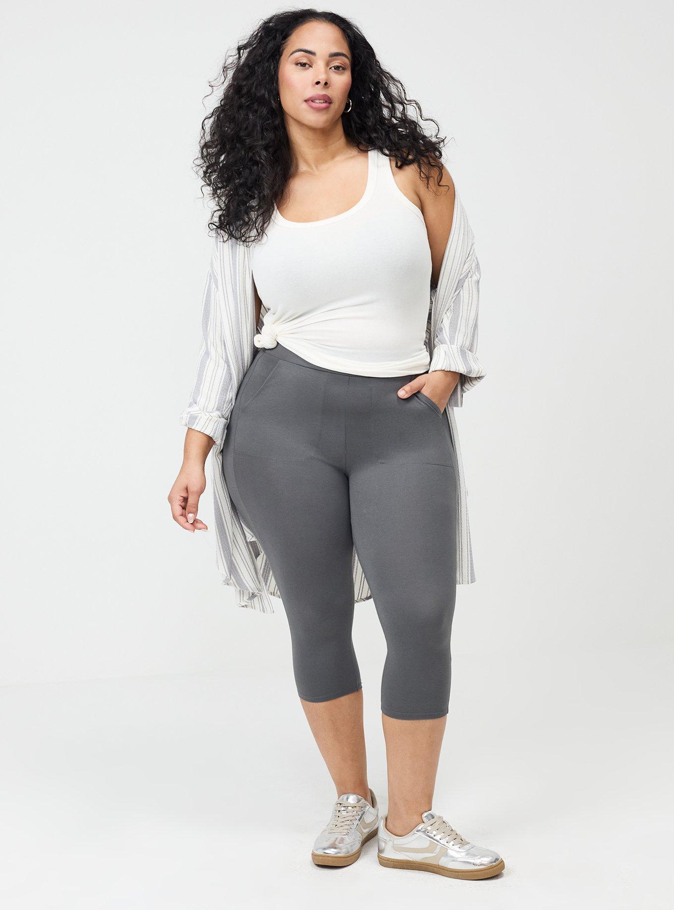 Pedal Pusher Pocket Legging, MAGNET, hi-res