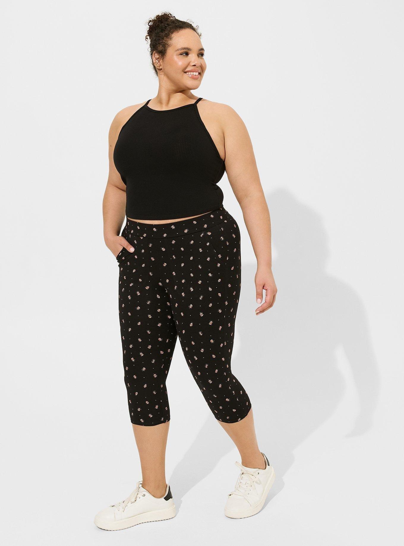 Pedal Pusher Pocket Legging, LADYBUG DOT, hi-res
