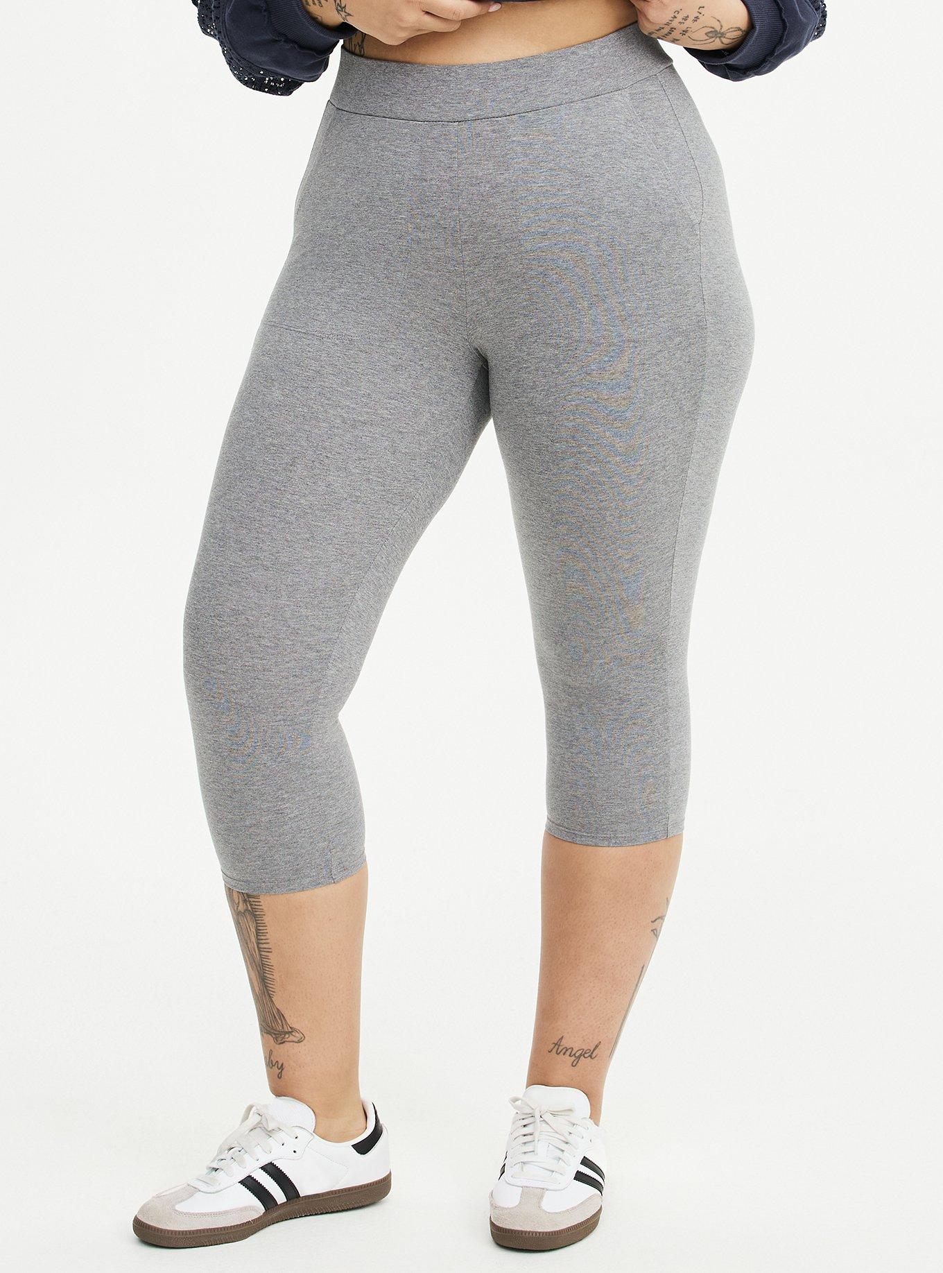 Pedal Pusher Pocket Legging, MEDIUM HEATHER GREY, alternate