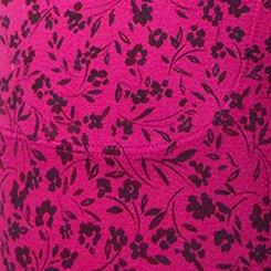 Pedal Pusher Pocket Legging, WINDY DITSY FUSCHIA RED, swatch