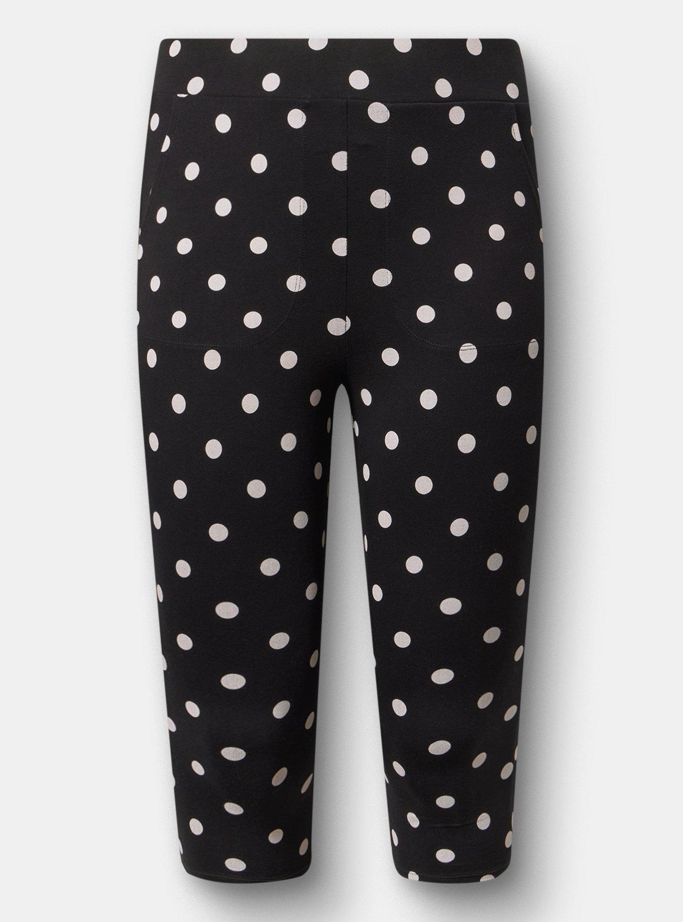 Pedal Pusher Pocket Legging, COASTING DOTS BLACK, hi-res