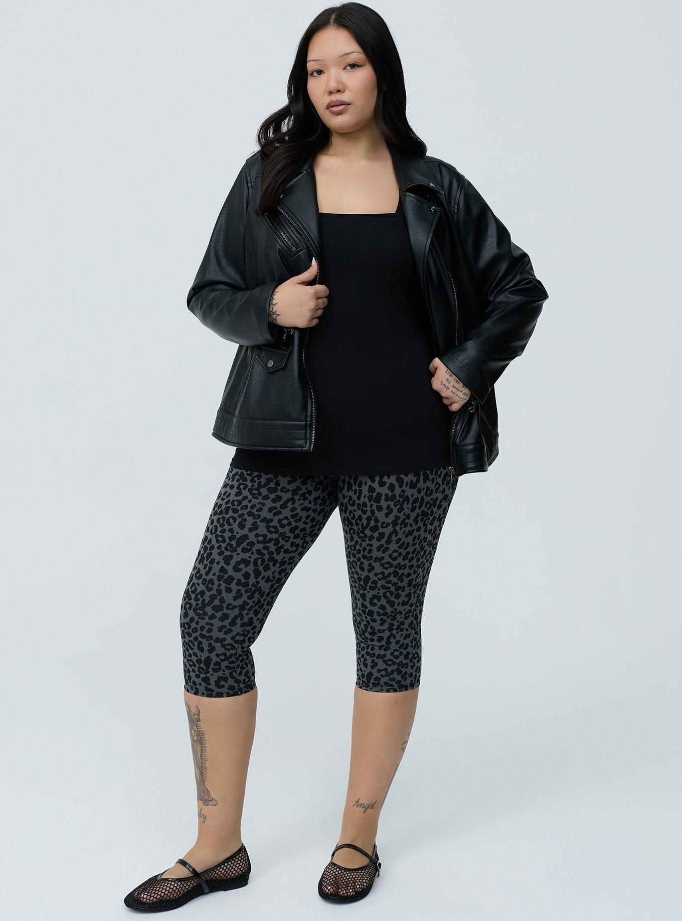 Pedal Pusher Pocket Legging, REAL DEAL LEO GREY, hi-res