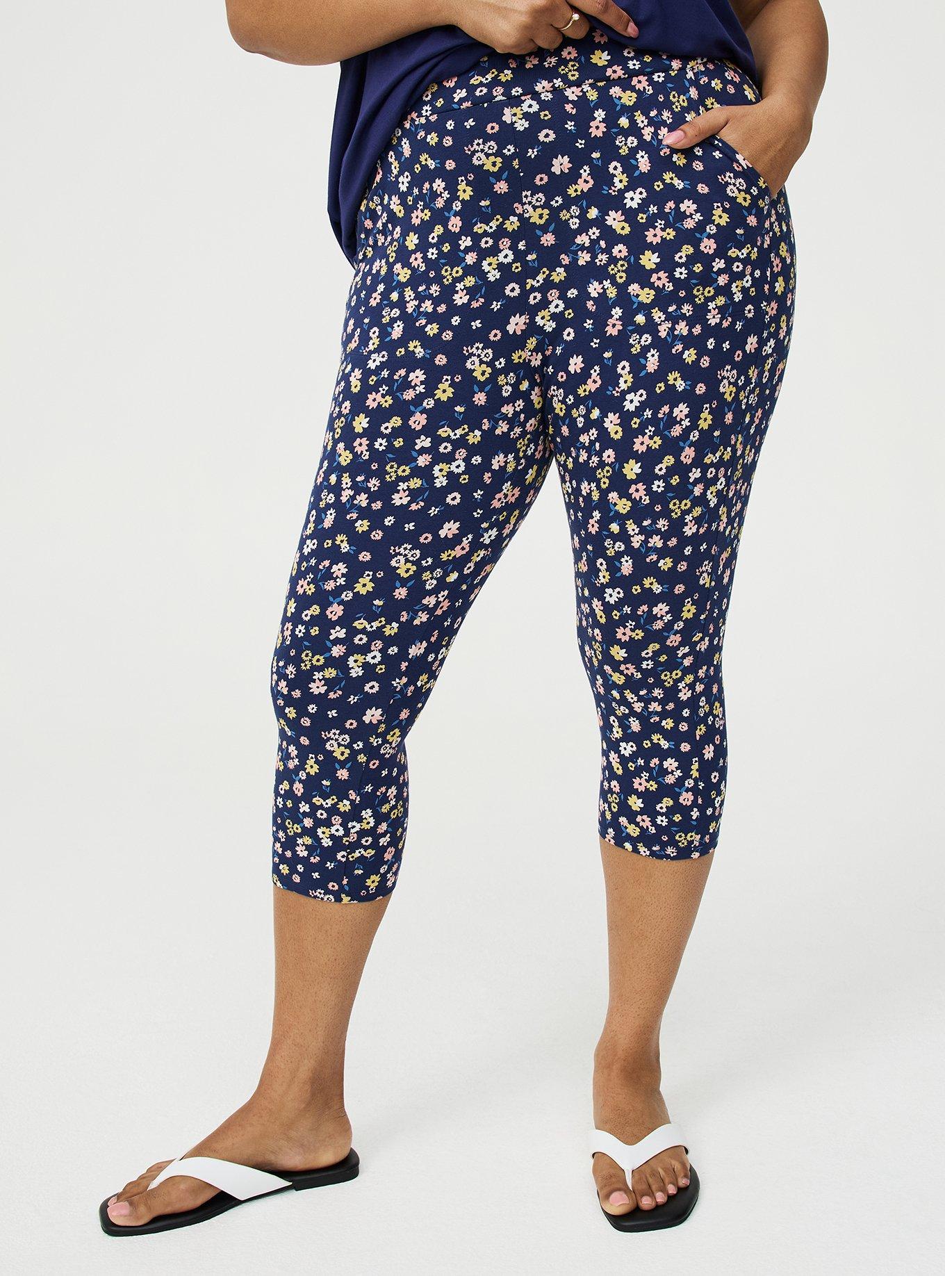 Pedal Pusher Pocket Legging, TONIGHT FLORAL NAVY, alternate