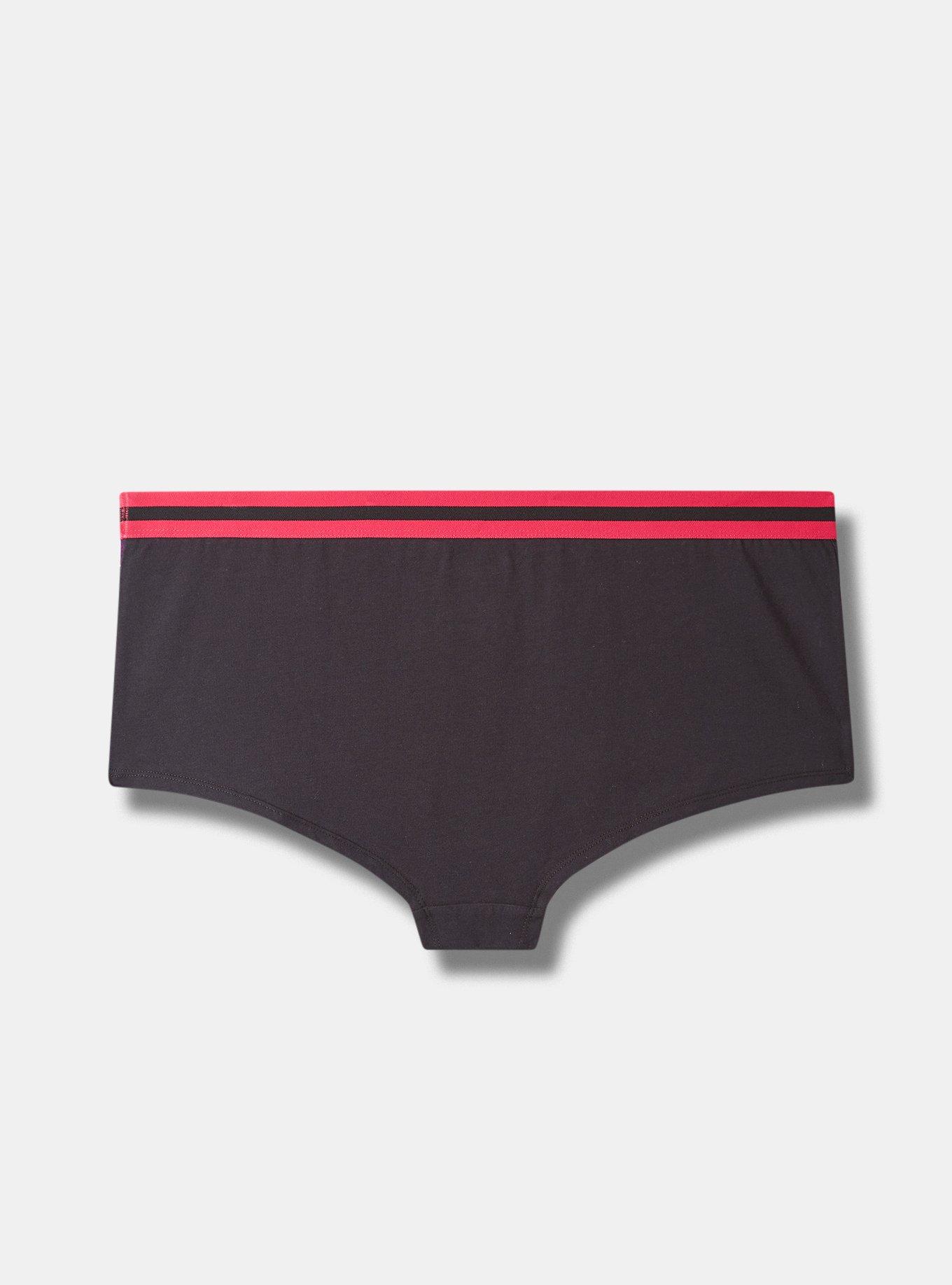 Plus Size Deadpool Cotton MidRise Boyshort Panty Torrid