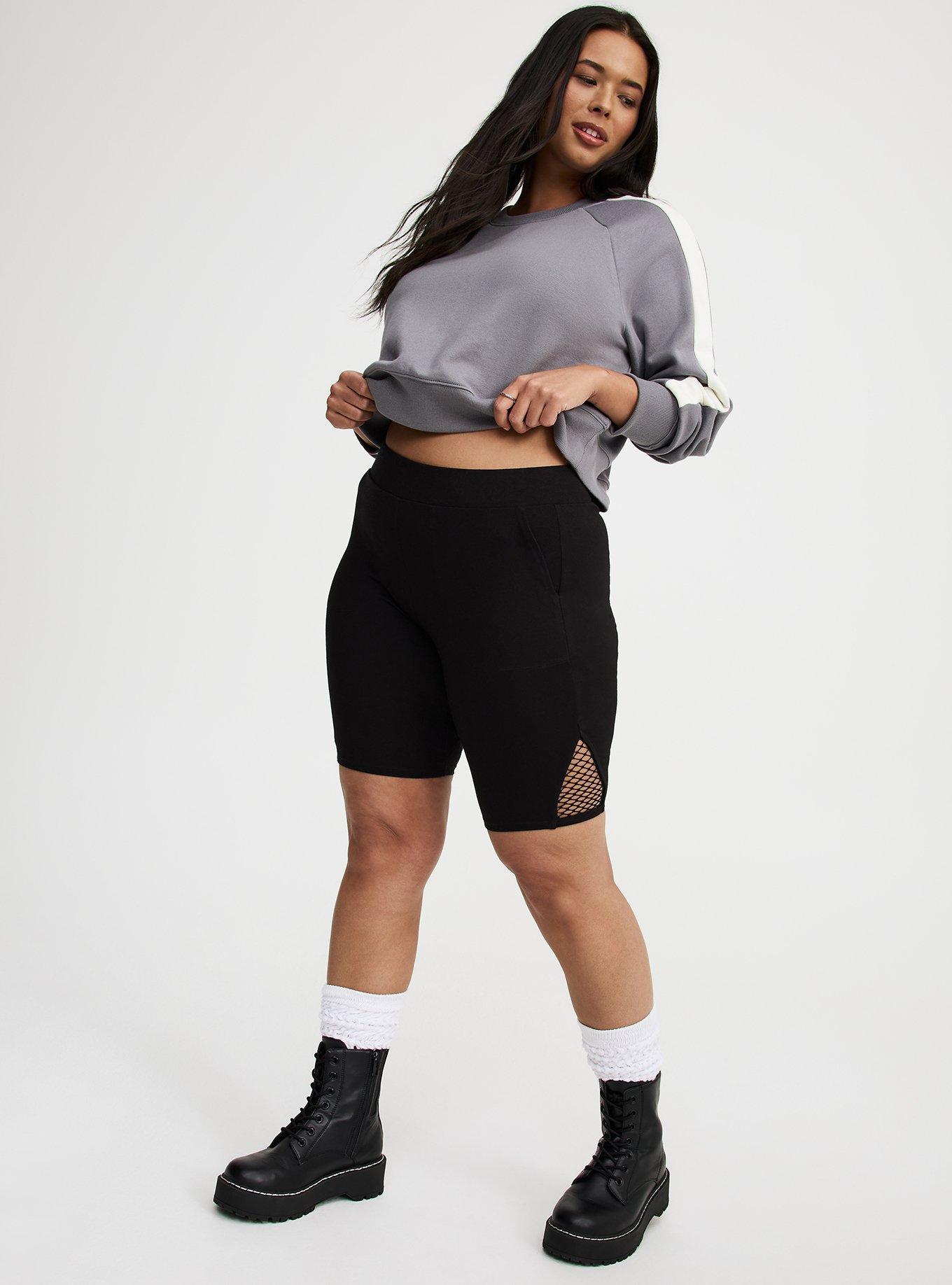 Plus Size - 9 Inch Signature Waist Pocket Bike Short - Torrid