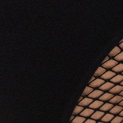 9"" Fishnet Inset Pocket Bike Short, DEEP BLACK, swatch