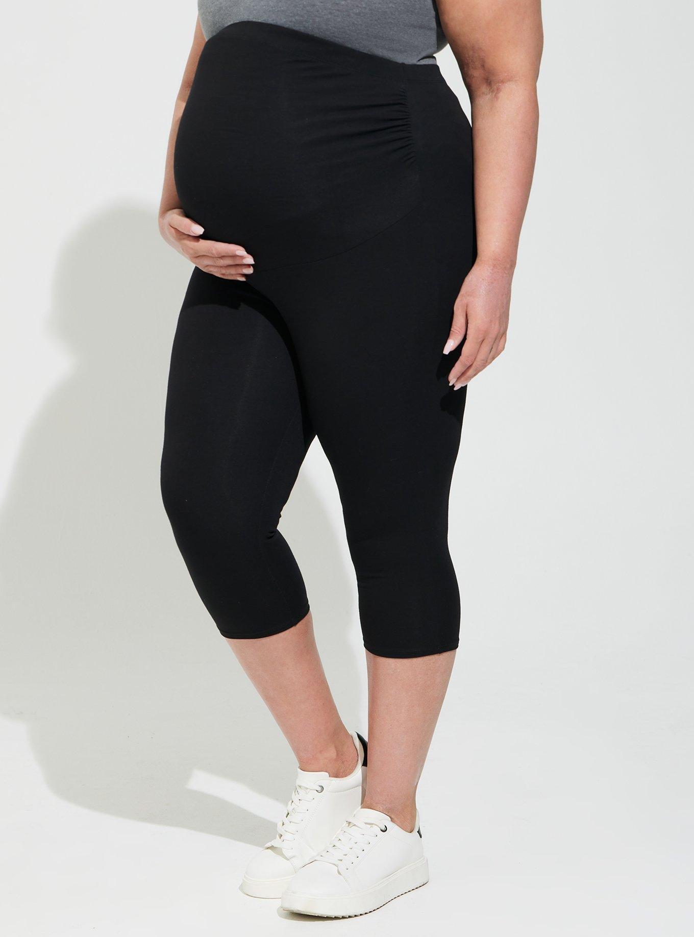 Plus Size - Maternity Legging - Fleece Lined Black - Torrid