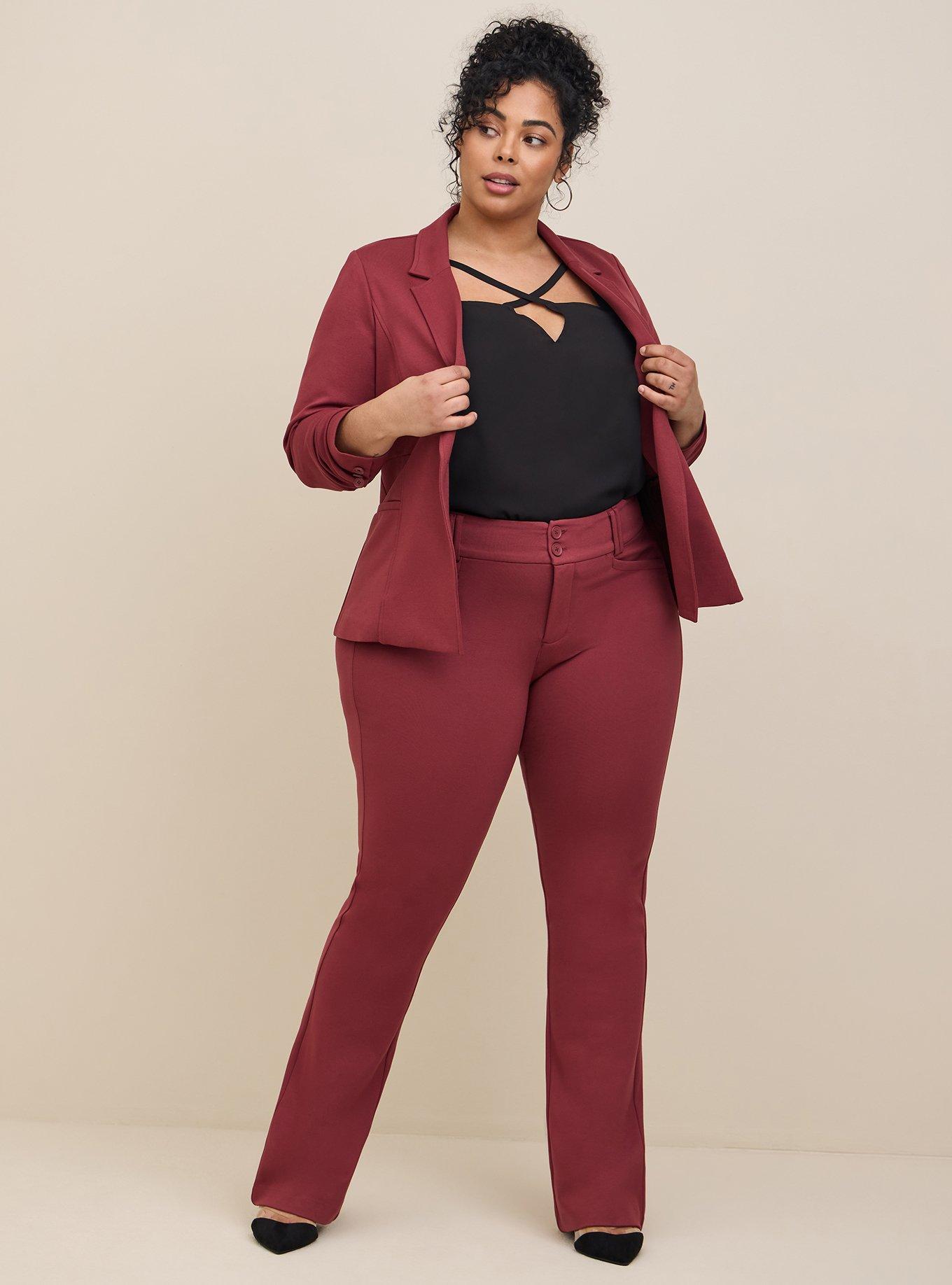 Plus Size - Georgette Keyhole Long Sleeve Blouse - Torrid