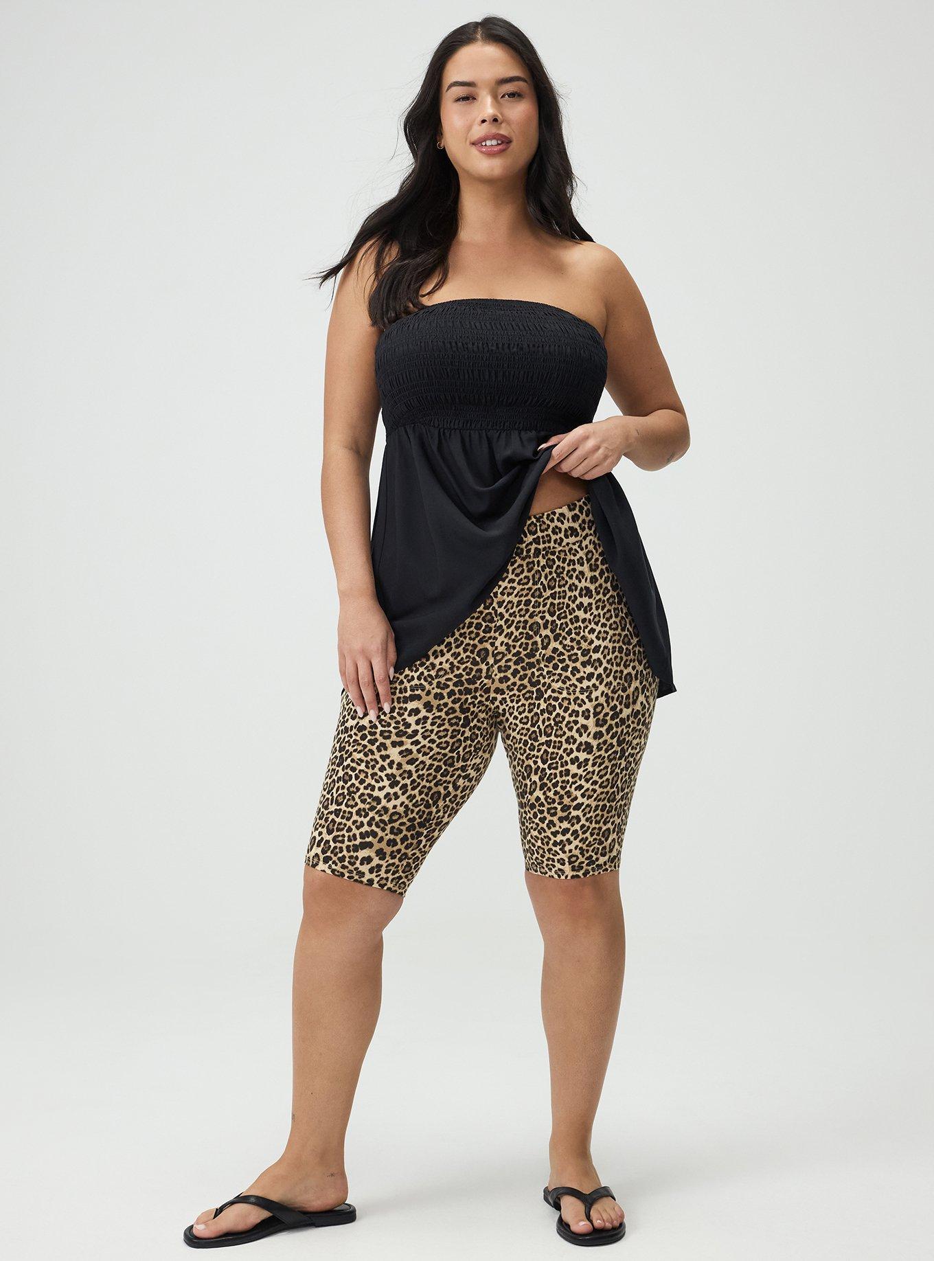 11'' Signature Waist Pocket Bike Short, FIFTIES LEOPARD NEUTRAL, hi-res