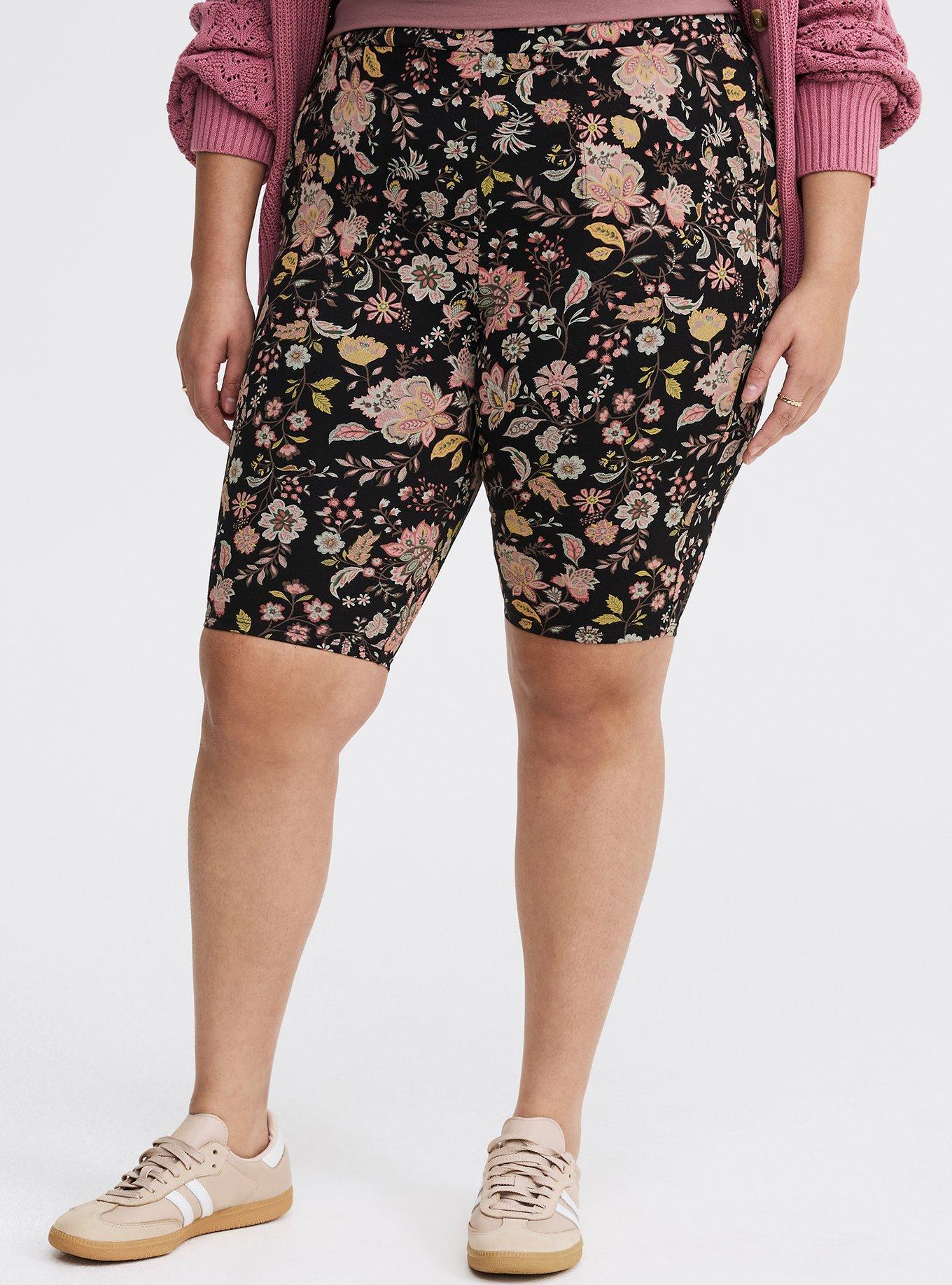 11'' Pocket Bike Short, FEMME JACOBEAN BLACK, alternate