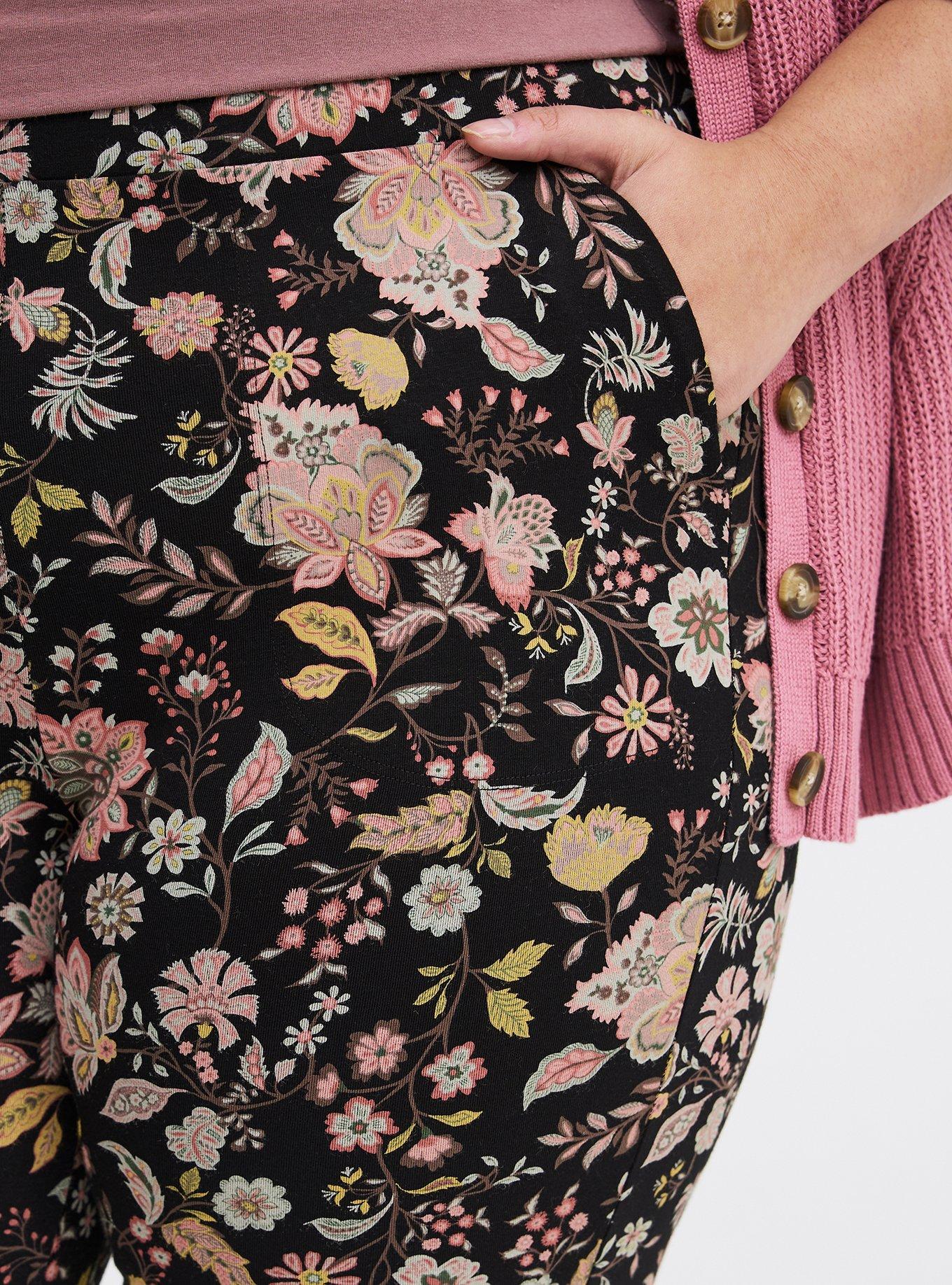 11'' Pocket Bike Short, FEMME JACOBEAN BLACK, alternate