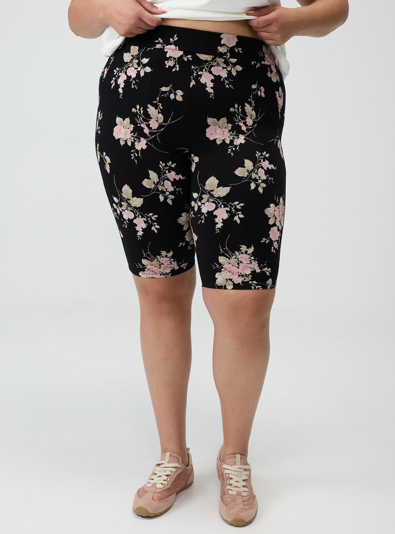 11'' Signature Waist Pocket Bike Short, GRACE FLORAL BLACK, alternate