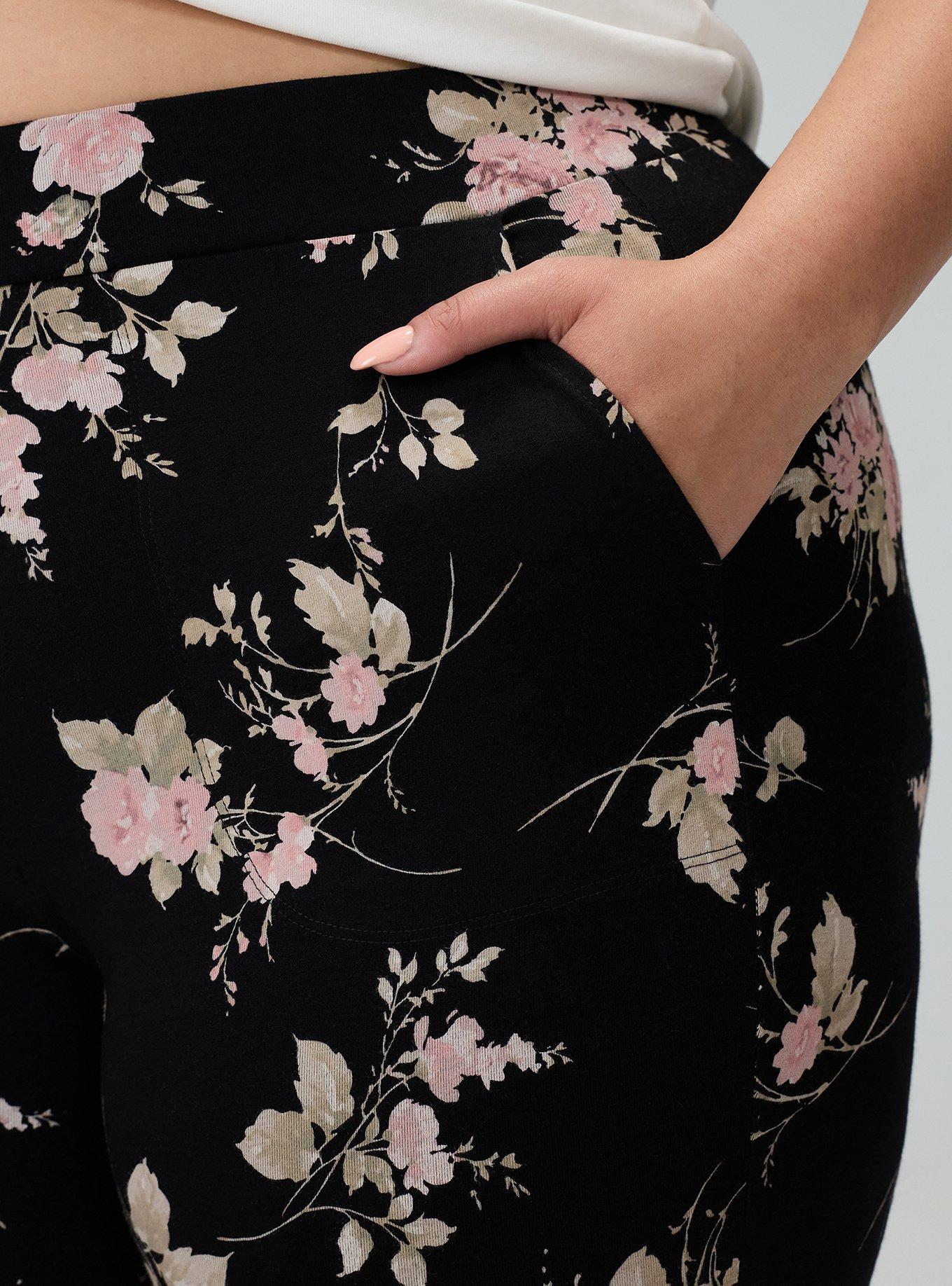 11'' Signature Waist Pocket Bike Short, GRACE FLORAL BLACK, alternate