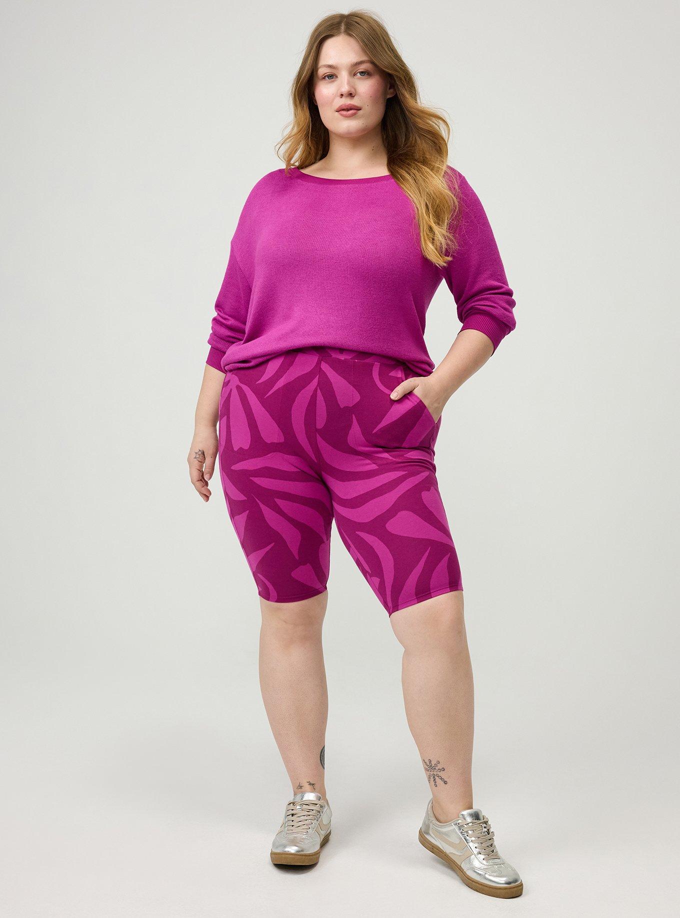 11'' Signature Waist Pocket Bike Short, JOLLY GEO PURPLE, hi-res
