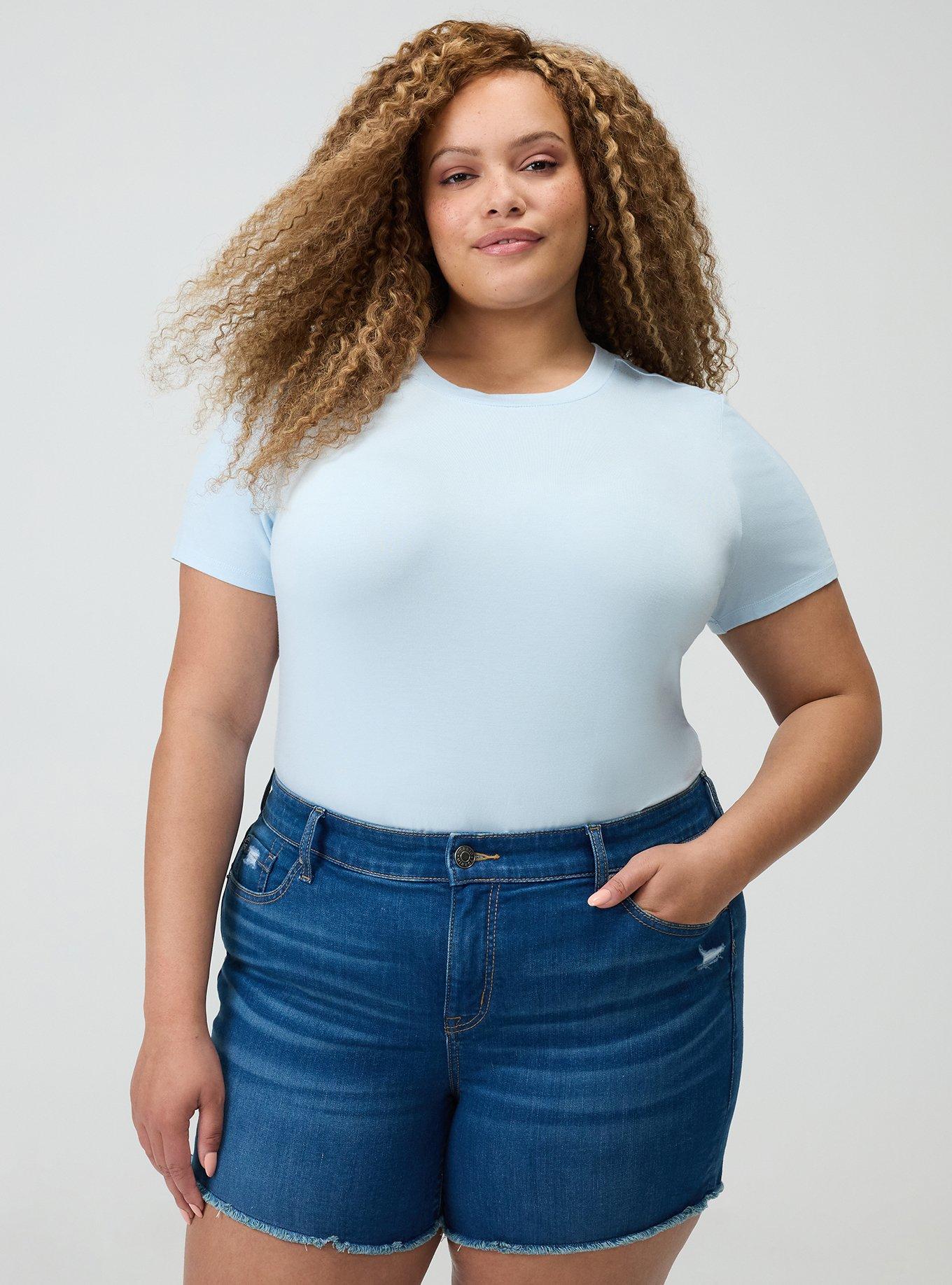 Perfect Super Soft Crew Tee, BABY BLUE, alternate
