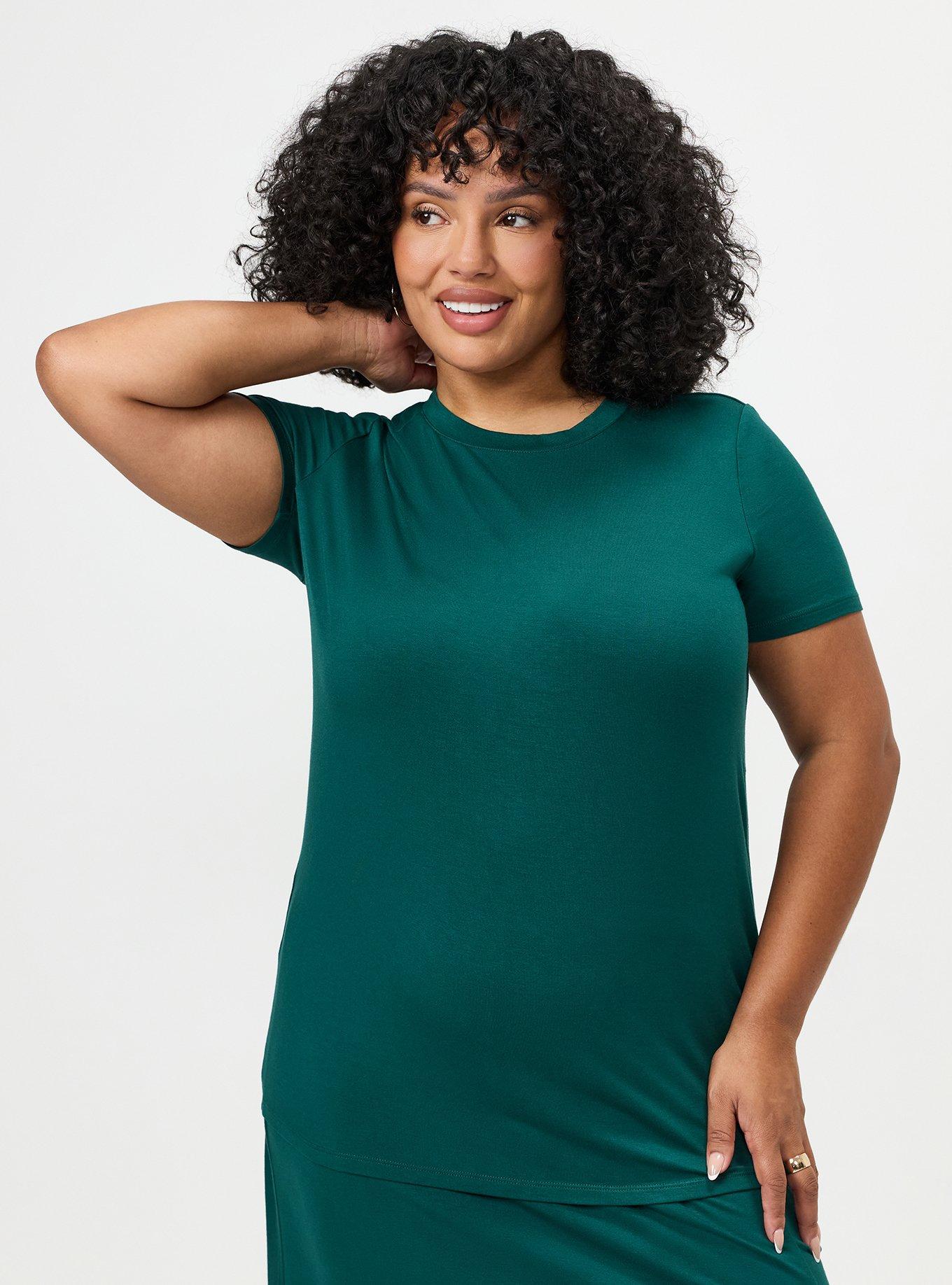 Perfect Super Soft Crew Tee, BOTANICAL GARDEN, hi-res