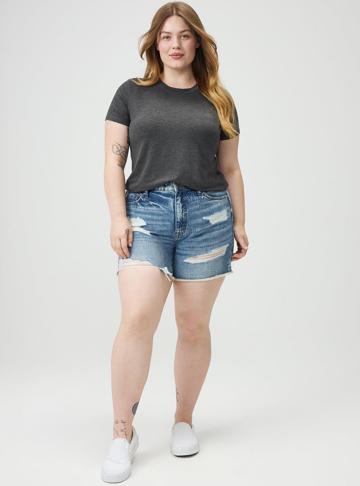 Perfect Super Soft Crew Tee, CHARCOAL GREY, alternate