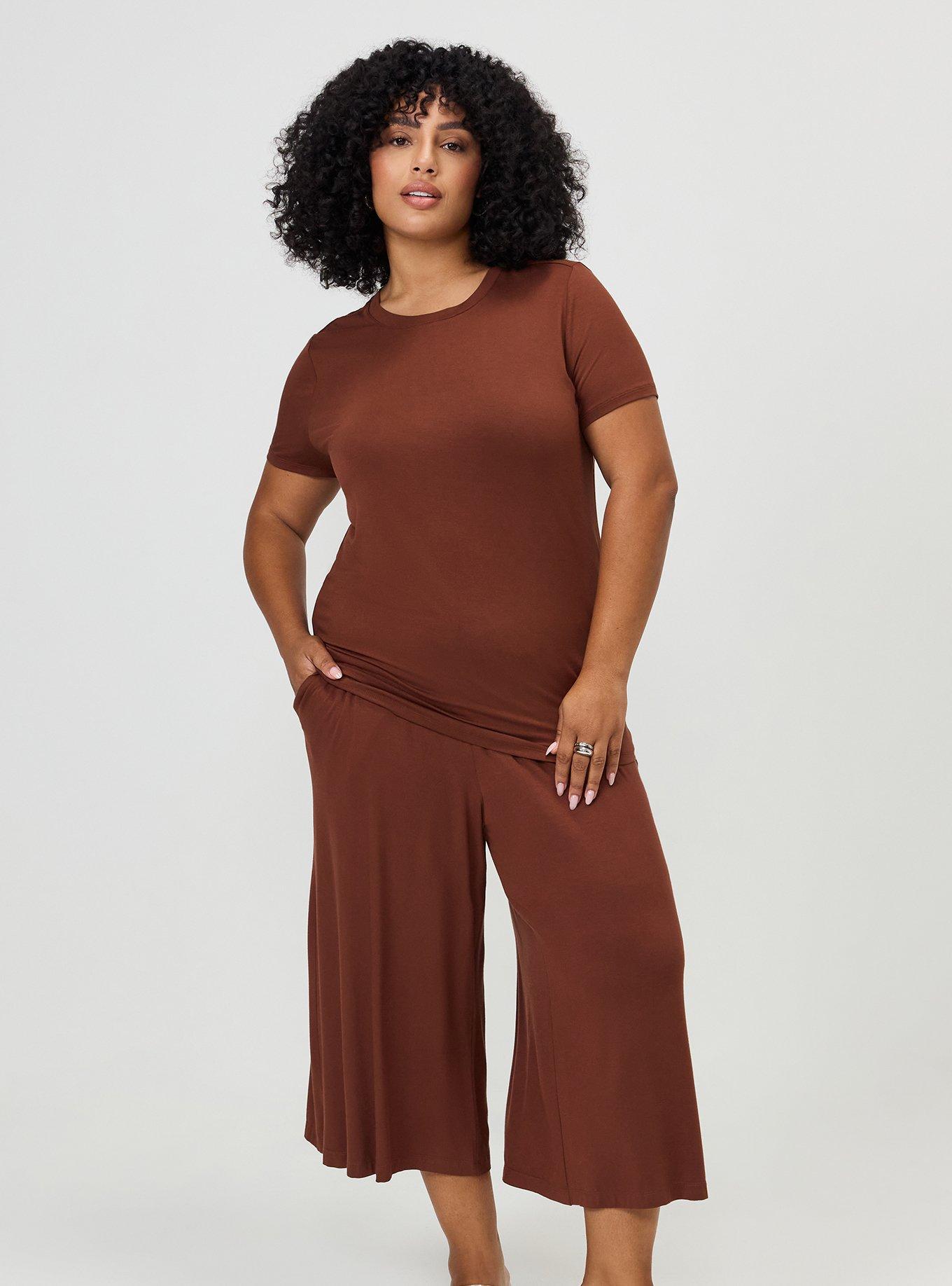 Perfect Super Soft Crew Tee, CAPPUCCINO, alternate
