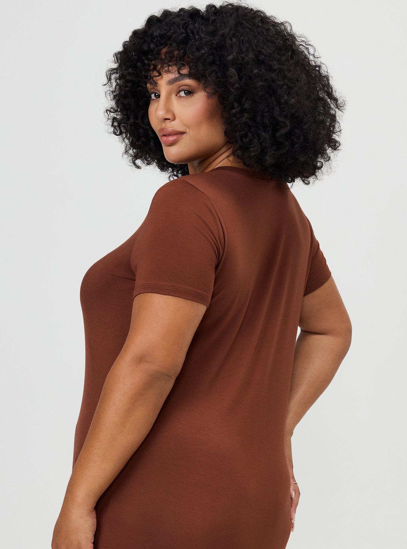 Perfect Super Soft Crew Tee, CAPPUCCINO, alternate