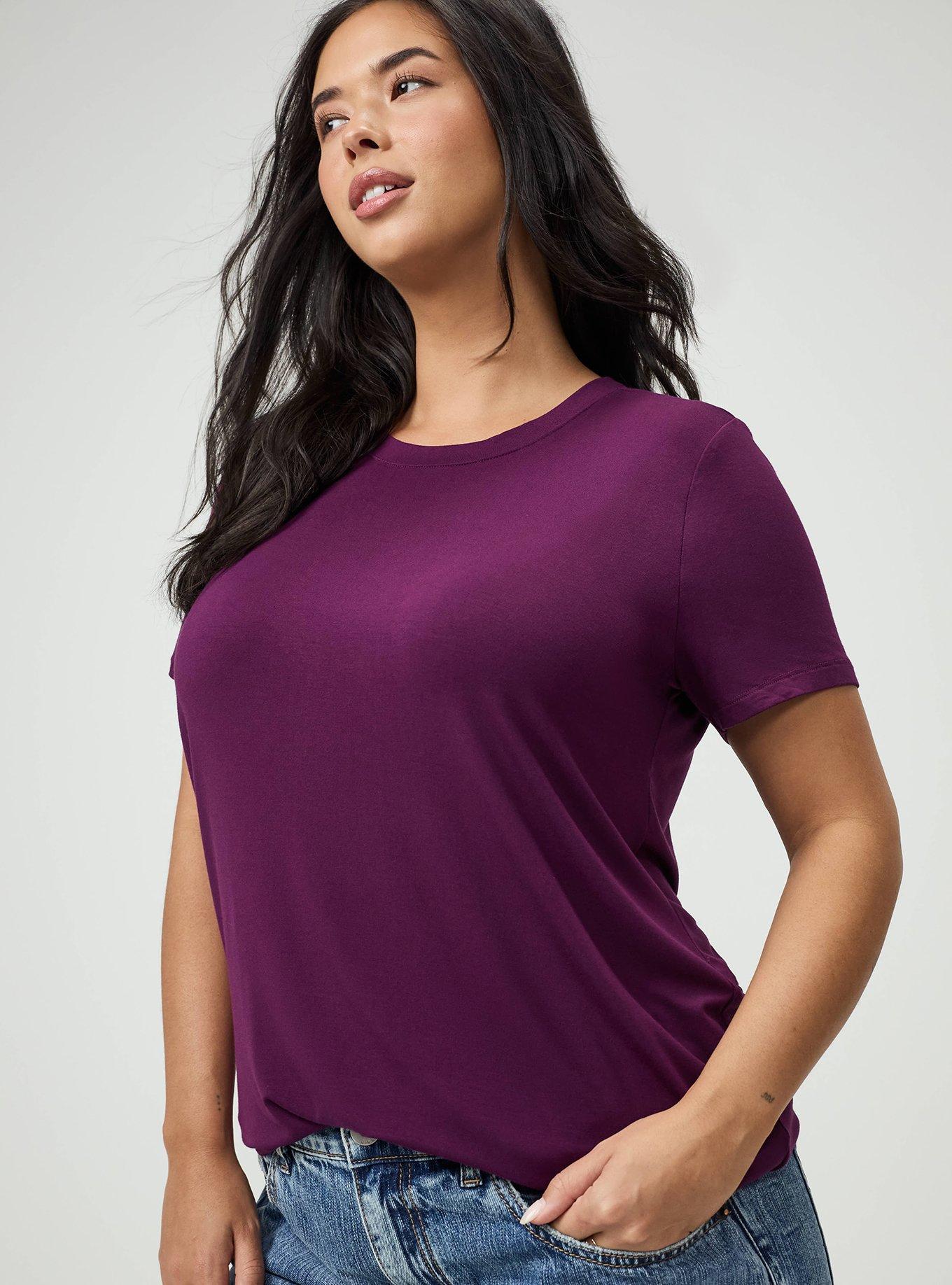 Perfect Super Soft Crew Tee, WINTER BLOOM, alternate
