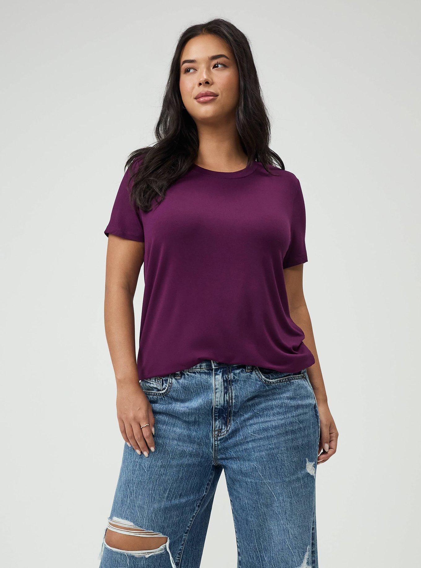 Perfect Super Soft Crew Tee, WINTER BLOOM, alternate